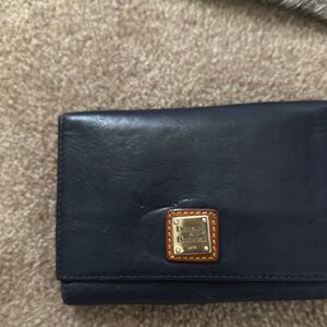Dooney & Bourke Navy Leather Wallet